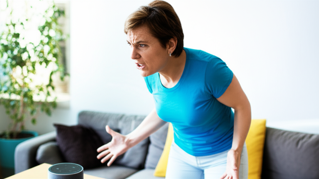 Smart Speaker Abuse illustration